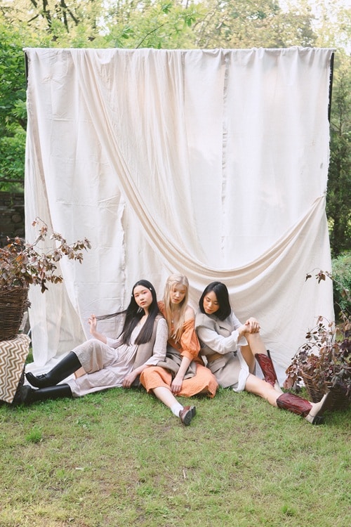 Tenture de lin car le textile est roi chez Bellazio kitchen