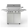 BBQ_inox_4_bruleurs_sur_meuble_Austin_by_Bellazio_kitchen Barbecue Austin par Bellazio kitchen