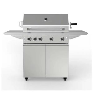 BBQ_inox_4_bruleurs_sur_meuble_Austin_by_Bellazio_kitchen Barbecue Austin par Bellazio kitchen