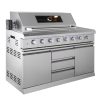 PRIMAVERA - Cuisine extérieure complète tout inox 8 brûleurs avec évier et cave à vin | Bellazio kitchen