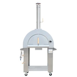 Vesuvio-four à pizza bois et gaz - Bellazio kitchen (4) Vesuvio – Four à pizza gaz 3 brûleurs avec cheminée 2 m | Bellazio kitchen